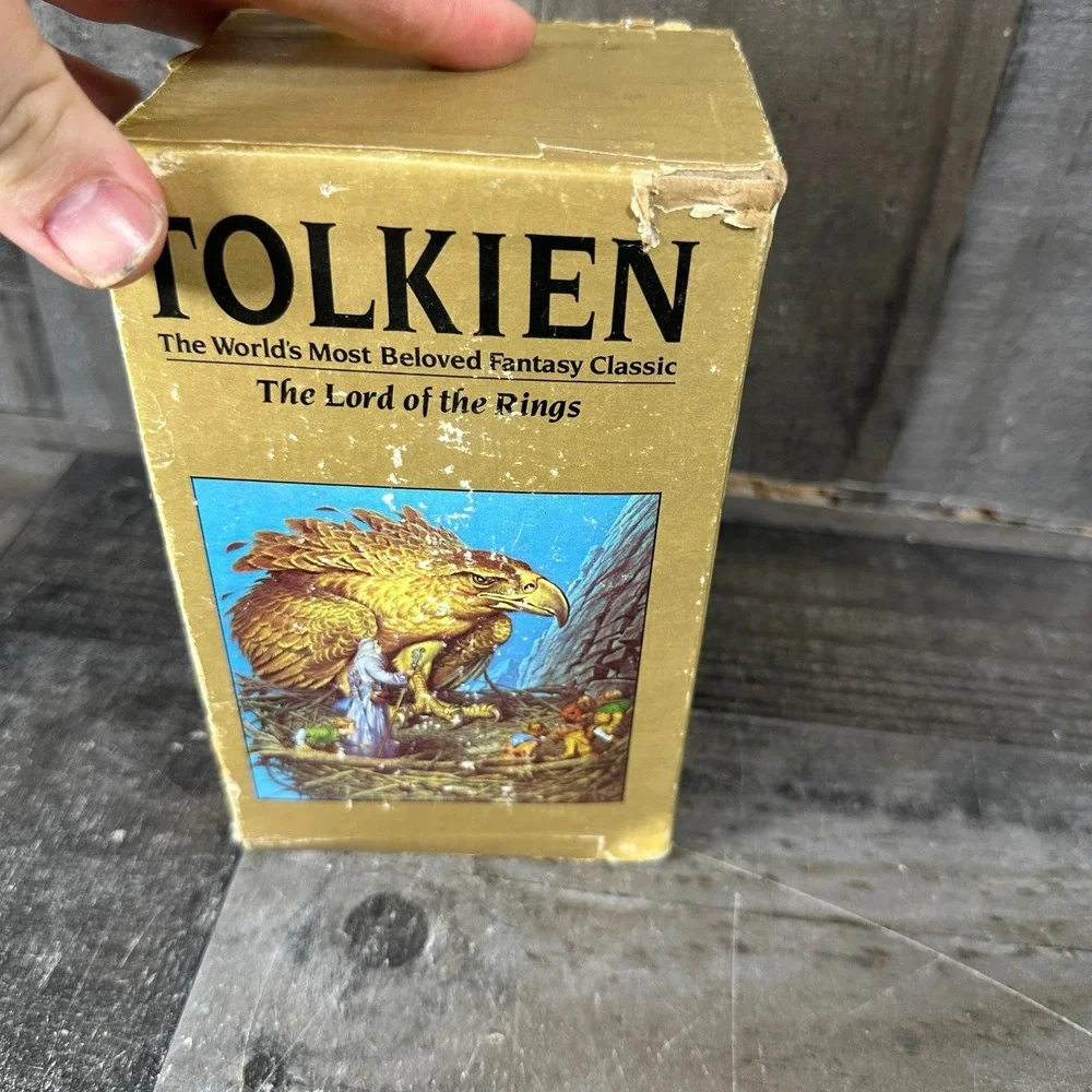 Vintage JRR Tolkien Box Set of 4 The Lord of the Rings Paperback Book Ballentine